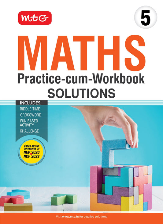 Class 5 Maths Practice-cum-Workbook Solution, Publisher: MTG Learning Media Pvt Ltd