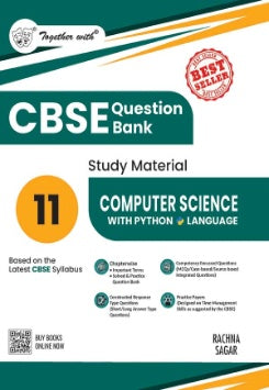 Together with CBSE Question Bank Class 11 Computer Science with Python Language 2026 Board exams | Chapter wise CBQs & Practice Papers