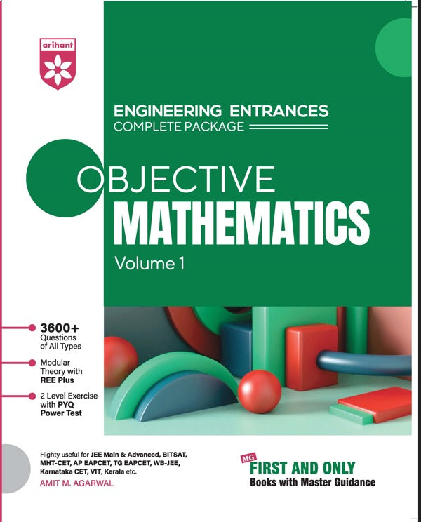 `Arihant Objective Mathematics Volume 1 | 3600+ Questions | JEE Main Advanced BITSAT | Amit M. Agarwal`