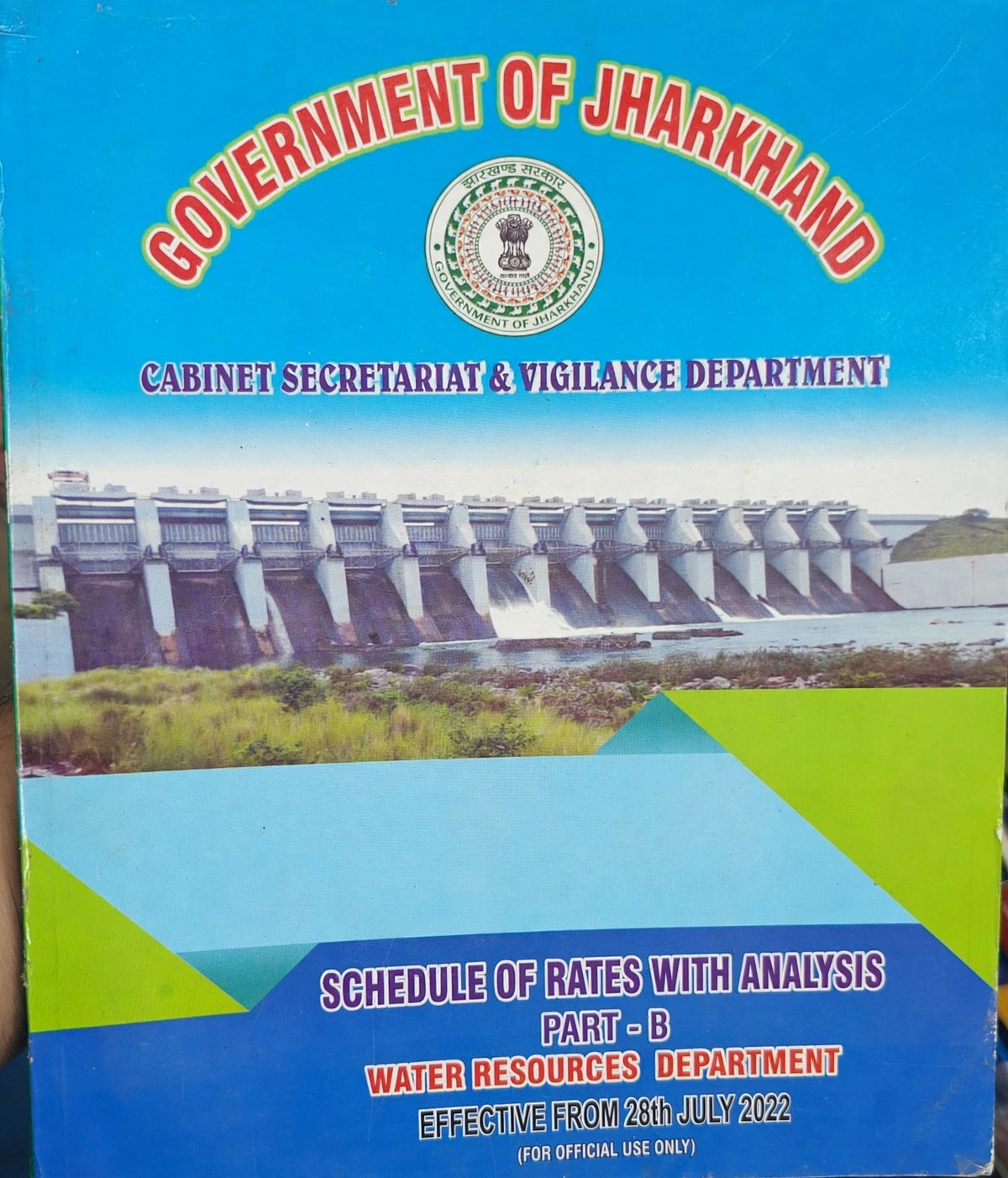 SCHEDULE OF RATES WITH ANALYSIS PART - B WATER RESOURCES DEPARTMENT