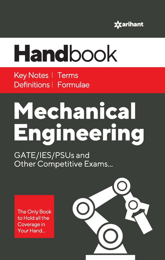 The present edition of the “Handbook” series has been designed to work as a quick revision aid for the students. It is a compact, portable, revision book suitable for problem solving and exam revision. Containing almost all useful formulae, equations, key