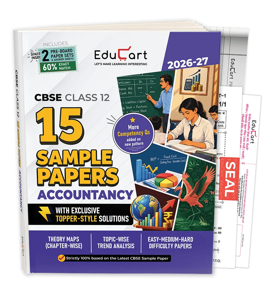 Educart CBSE Class 12 15 Sample Papers Accountancy 2026-27