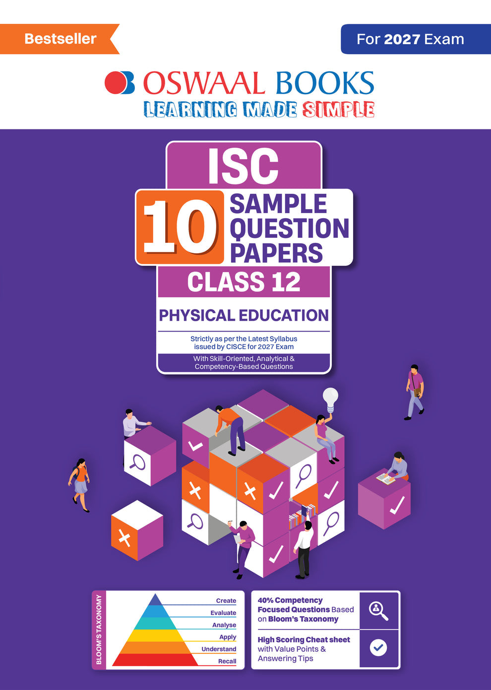 Oswaal ISC 10 Sample Question Papers Class 12 Physical Education (For 2027 Exam)