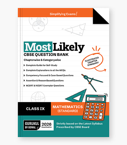Mathematics Most Likely Question Bank
CBSE Class 9 for Exam 2026||Oswal gurukul