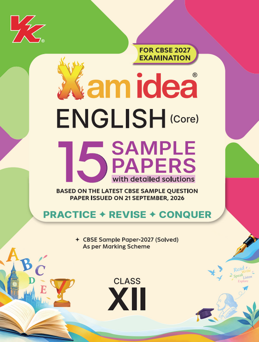 Xam idea English (Core) 15 Sample Papers Class XII (CBSE 2027 Examination)