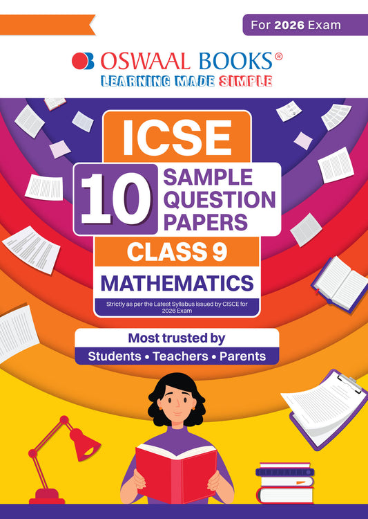 ICSE 10 Sample Question Papers Class 9 Mathematics for Exam 2026 (Strictly aligned with  Latest Specimen Paper 2026)