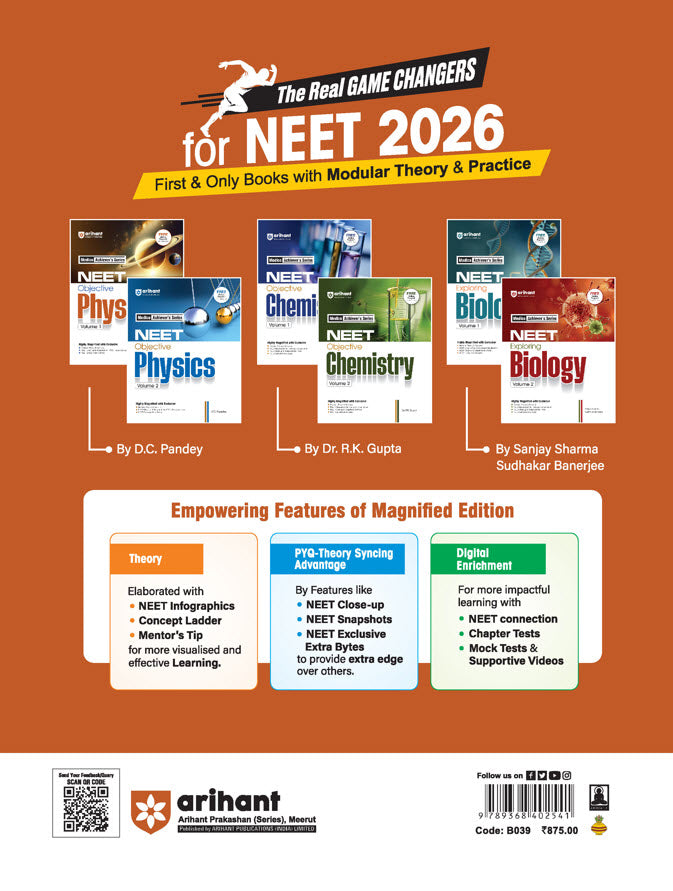 NEET Objective Physics-Vol. 1 Medico Achiever's Series | Revised & Magnified Edition for NEET 2026 | By DC Pande