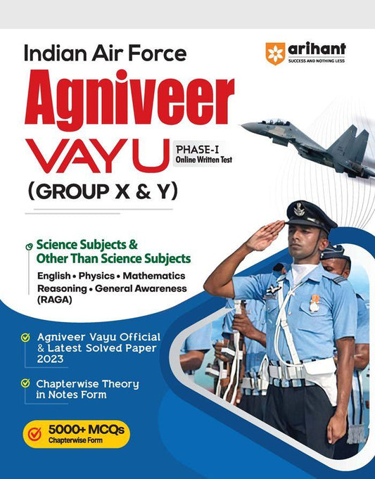 Indian Air Force Agniveer Vayu Phase 1 (Group X & Y) Online Written Exam | English Medium