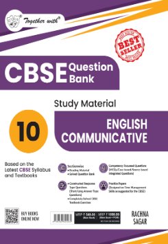Together with CBSE Question Bank Class 10 English Communicative 2025-26 | Chapter-wise Study Material as per latest Syllabus