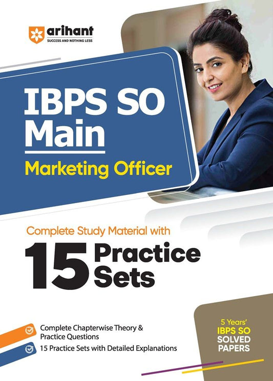 IBPS SO Main Marketing Officer | Complete Study Material with 15 Practice Sets | English Medium