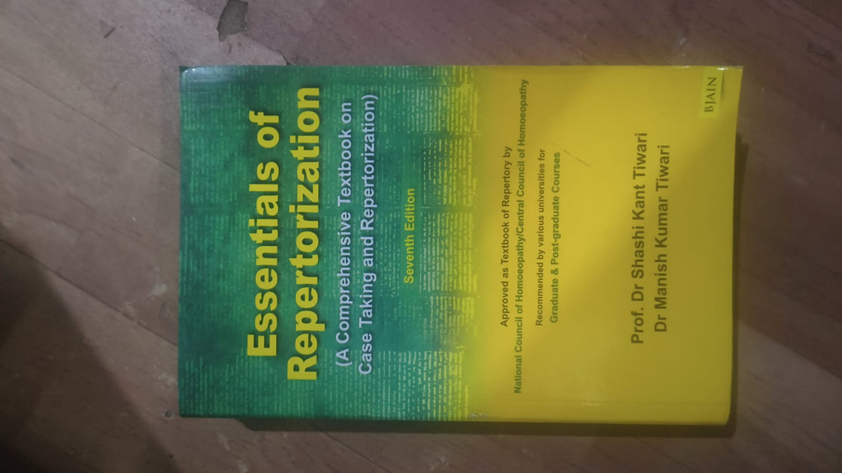 Essentials of Repertorization (7th Edition)