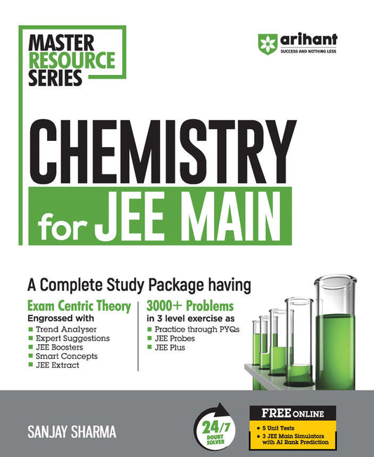 Master Resource Series - Chemistry for JEE Main & Advanced 2025-26 | By Sanjay Sharma | English Medium| Arihant