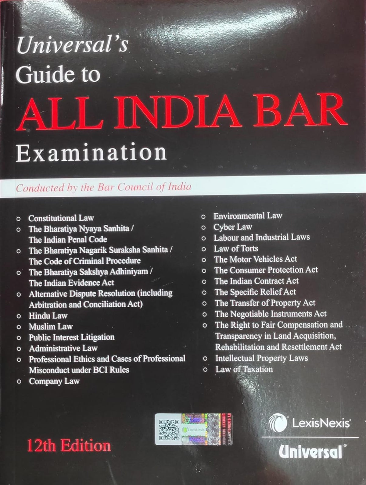 Universal's Guide to All India Bar Examination