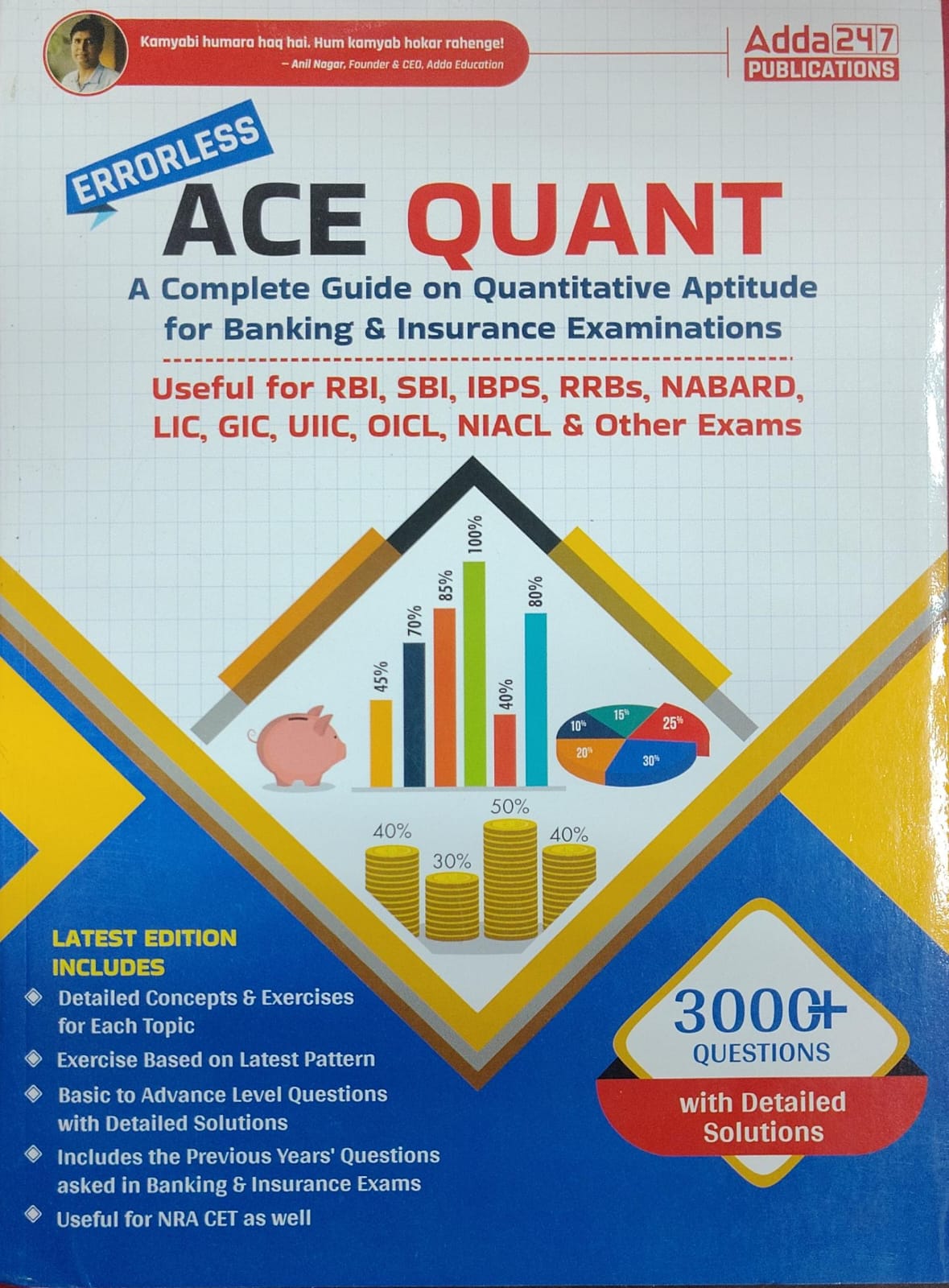 Errorless ACE Quant: Complete Guide on Quantitative Aptitude