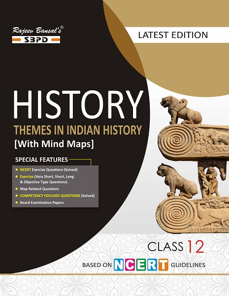 NCERT History Class 12 Themes in Indian History (with Mind Maps)/ SBPD/ JAC BOARD