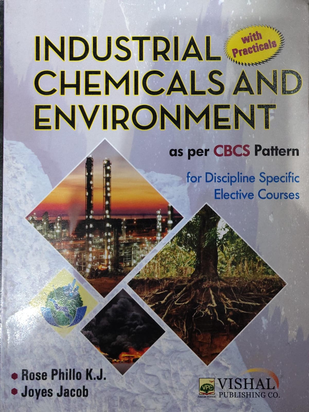 Industrial Chemicals and Environment (With Practicals) - As Per CBCS Pattern - For Discipline Specific Elective Courses - By Rose Phillo K.J. & Joyes Jacob - Vishal Publishing Co.