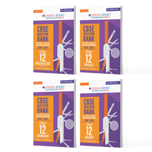 CBSE Question Bank Class 12 Set of 4 Books | English Core | Physics | Chemistry | Biology| Chapterwise & Topicwise Solved Papers | For 2026 Board Exams
