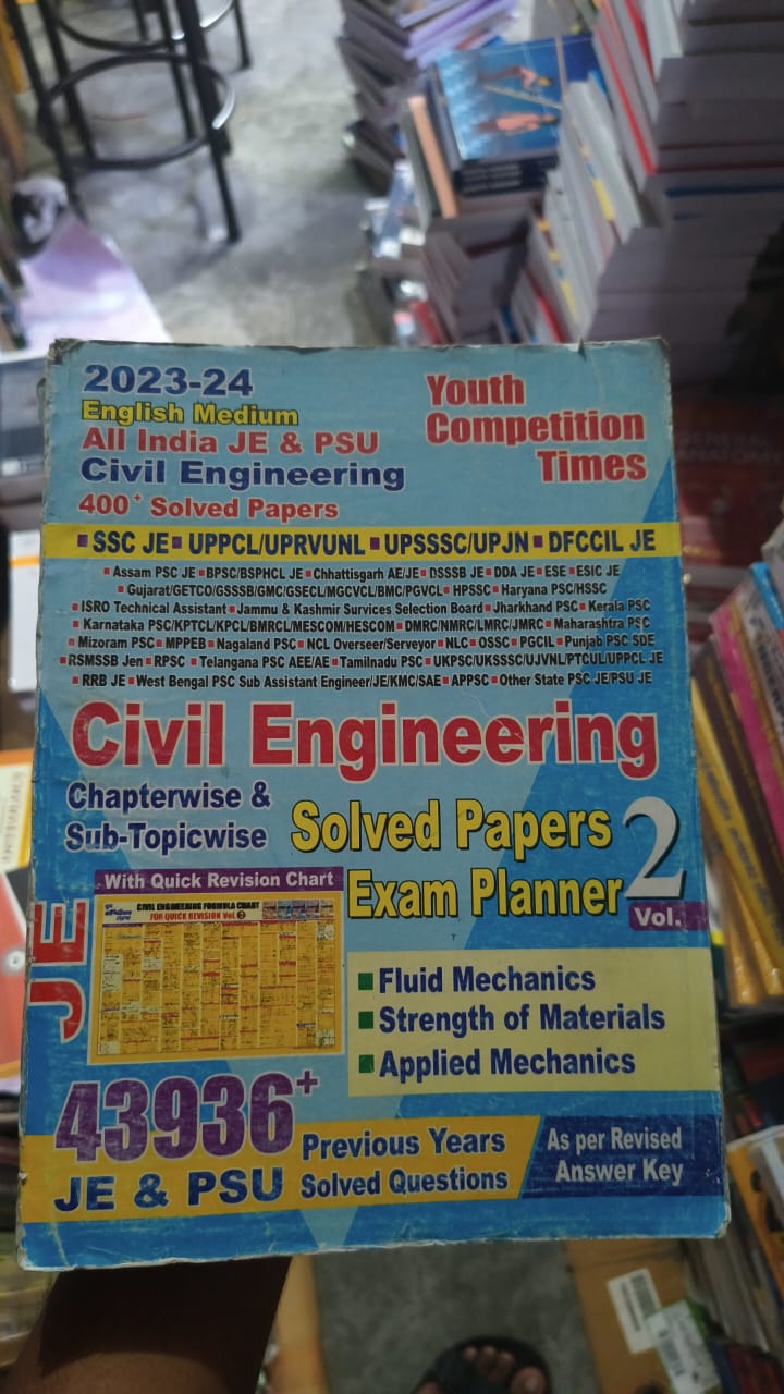 Civil Engineering Chapterwise & Sub-Topicwise Solved Papers Exam Planner (JE) Vol. 2 (2023-24)