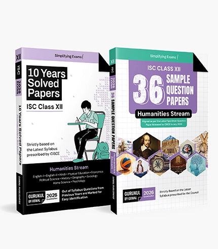 ISC Humanities Combo of 36 Sample Question Papers and 10 Years Solved Papers
for Class 12 Exam 2026