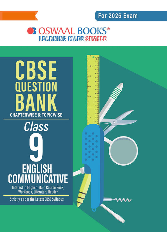 CBSE Question Bank Class 9 English Communicative, Chapterwise And Topicwise Solved Papers For 2026 Exams|Oswaal
