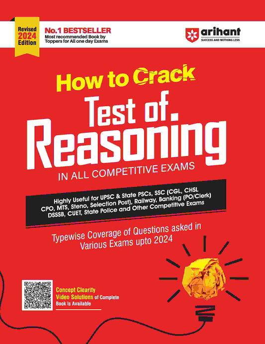 How to Crack Test of Reasoning (In All Competitive Exams) | Revised 2024 Edition | English Medium