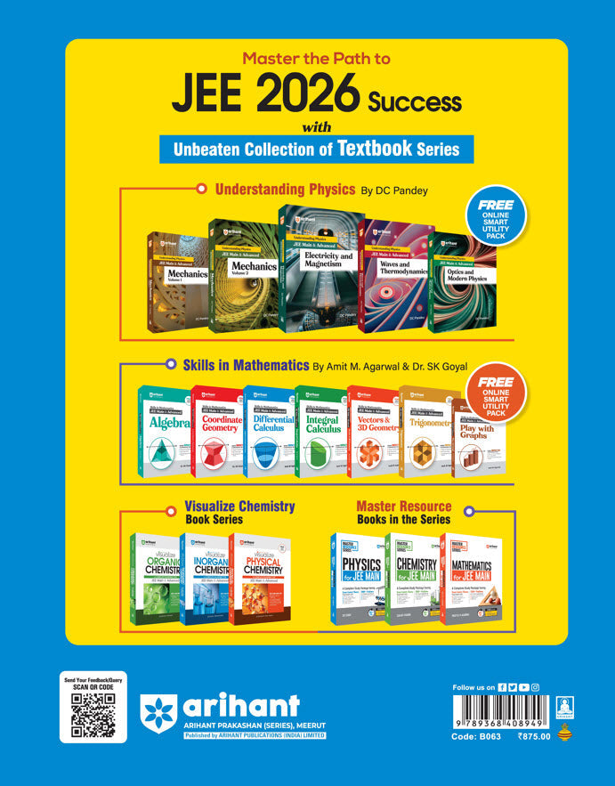 Master Resource Series - Physics for JEE Main & Advance 2025-26 | English Medium| By DB Singh