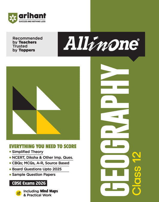 CBSE All in one Geography Class 12 Exam 2026 | Including Mind Maps & Practical Work |Complete Revised Edition