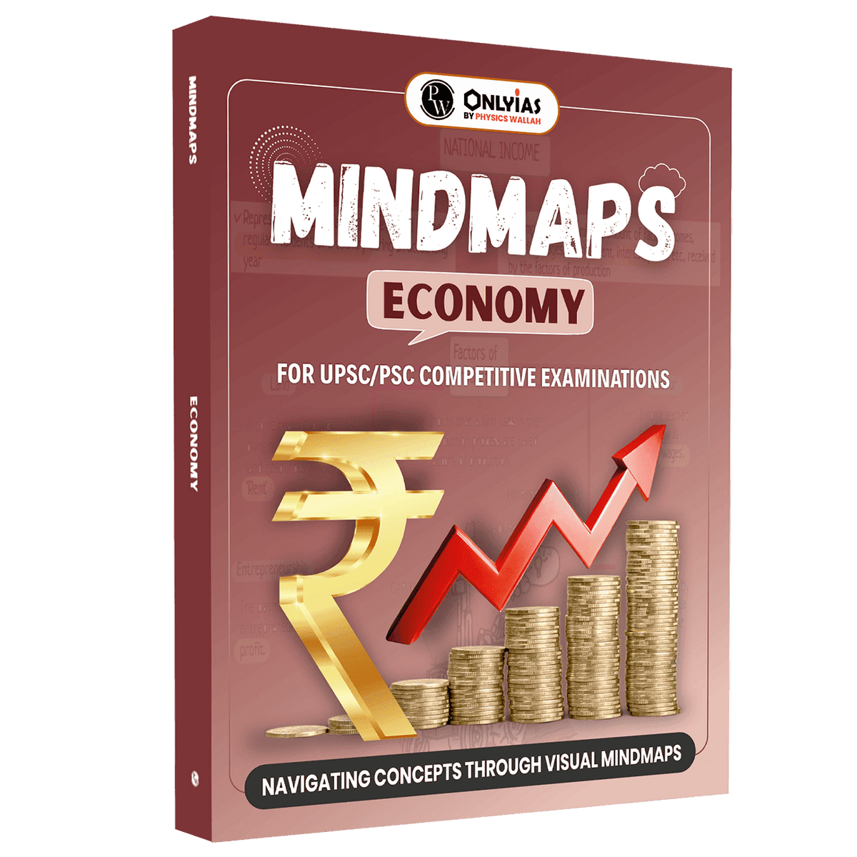 PW UPSC Mindmaps Economy For UPSC/PSC Competitive Examinations | Navigating Concepts Through Visual Mindmaps
By PW