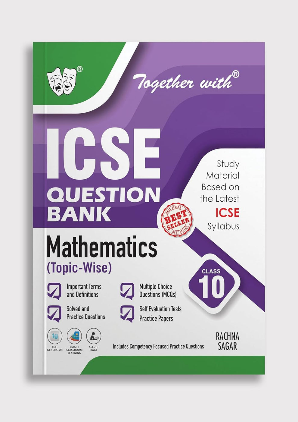 Together With ICSE Question Bank (Study Material) Mathematics for Class 10 - Latest for 2025-26 Edition