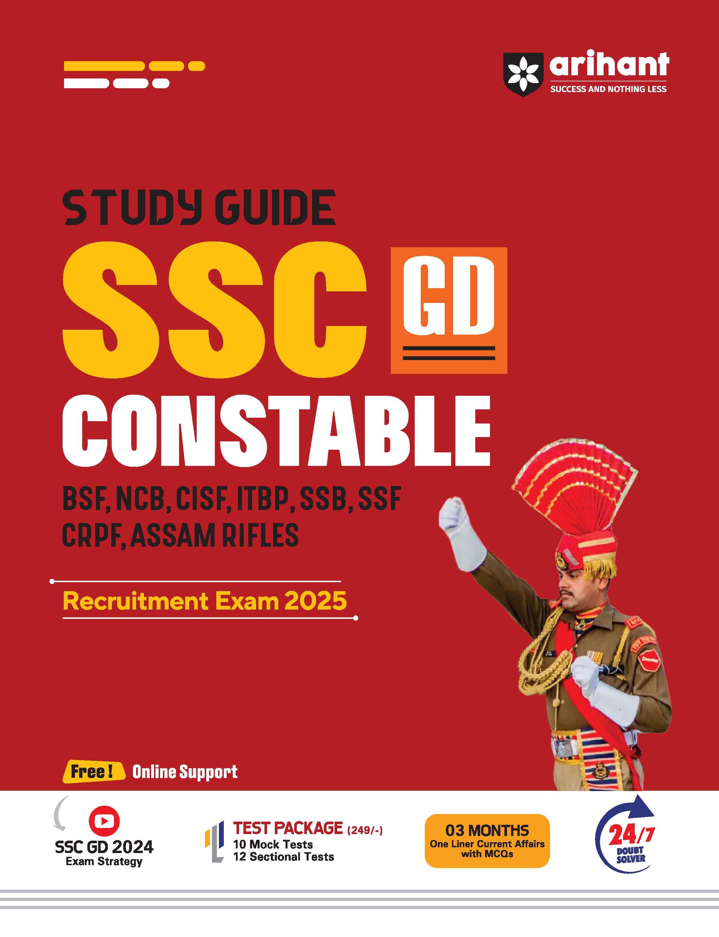 SSC Constable (GD) Exam 2025 | Study Guide | English Medium – OneTouch Book