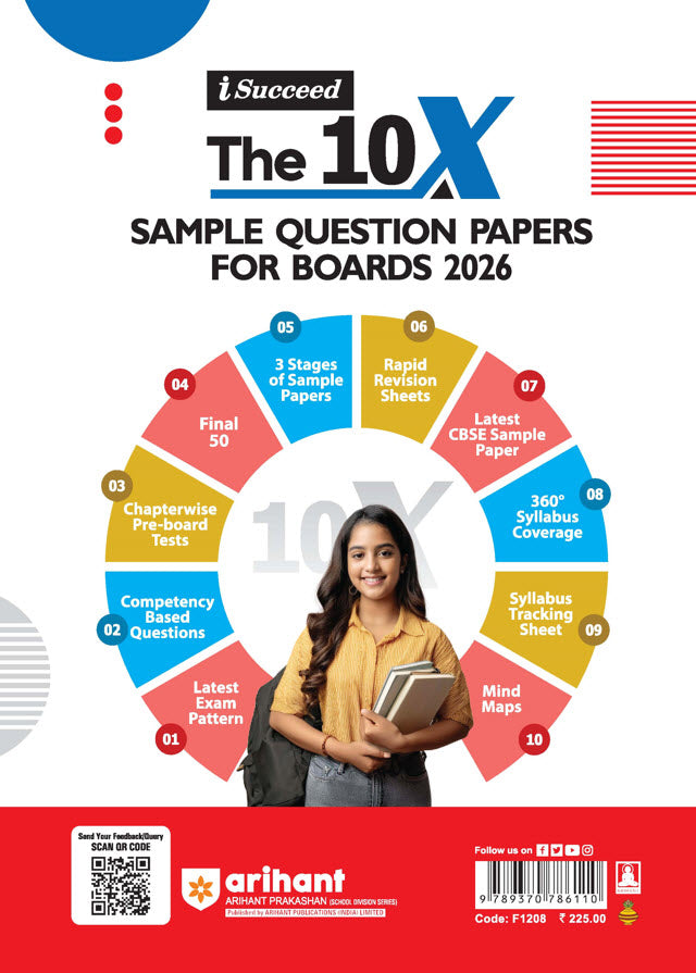 i-Succeed CBSE 2026 – Science Class 9 | 10 Sample Question Papers | Rapid Revision Sheets | Mind Maps | Answers According to Marking Scheme | As per Latest CBSE Sample Paper