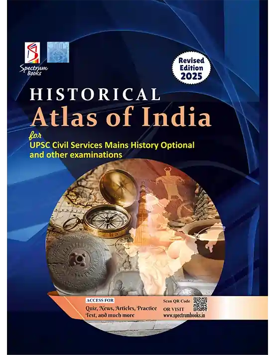 Historical Atlas Of India Spectrum Book Original Book English Medium