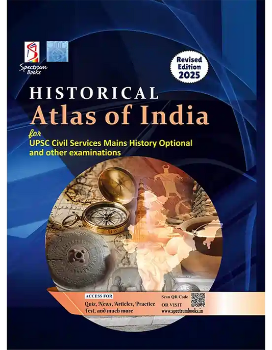 Historical Atlas Of India Spectrum Book Original Book English Medium