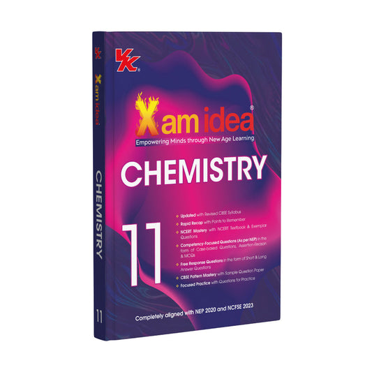 Xam idea Class 11 Chemistry (2025-26) | Latest CBSE Syllabus | Rapid Recaps & Pattern Mastery| Competency-Focused and Free Response Qs