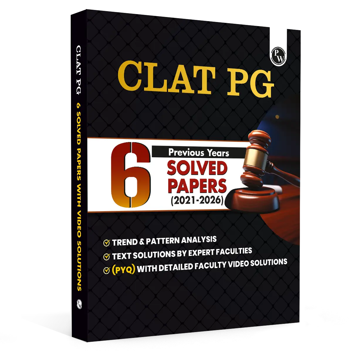 CLAT PG Books for Preparation 2027 | 6 Previous Year Solved Papers (2026-2021) with explanation and Detailed Video Solutions | Trend & Pattern Analysis
By PW