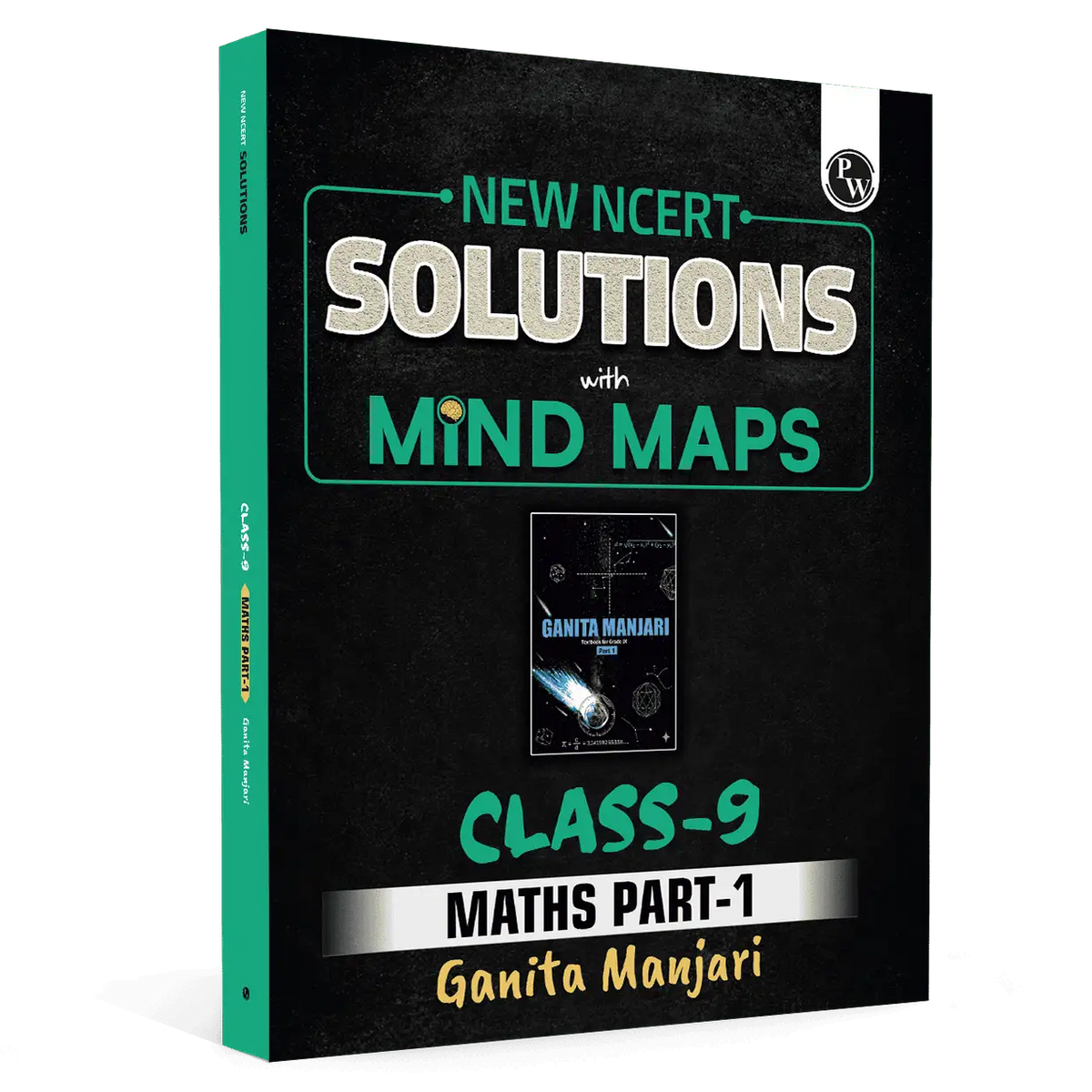 PW New NCERT Class 9 Maths Ganita Manjari Part 1 Textbook Solutions with Mind Maps 2026-27 | Revision Book, Solved NCERT Intext Solutions and End Exercises
By PW