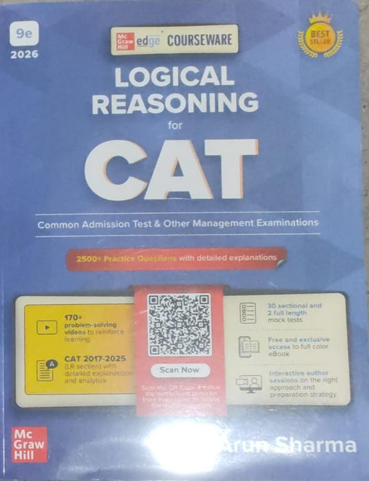 Courseware on Logical Reasoning for CAT by Arun Sharma | LR | CAT/ MBA Entrance Exam By Mc Graw Hill Arun Sharma 2026