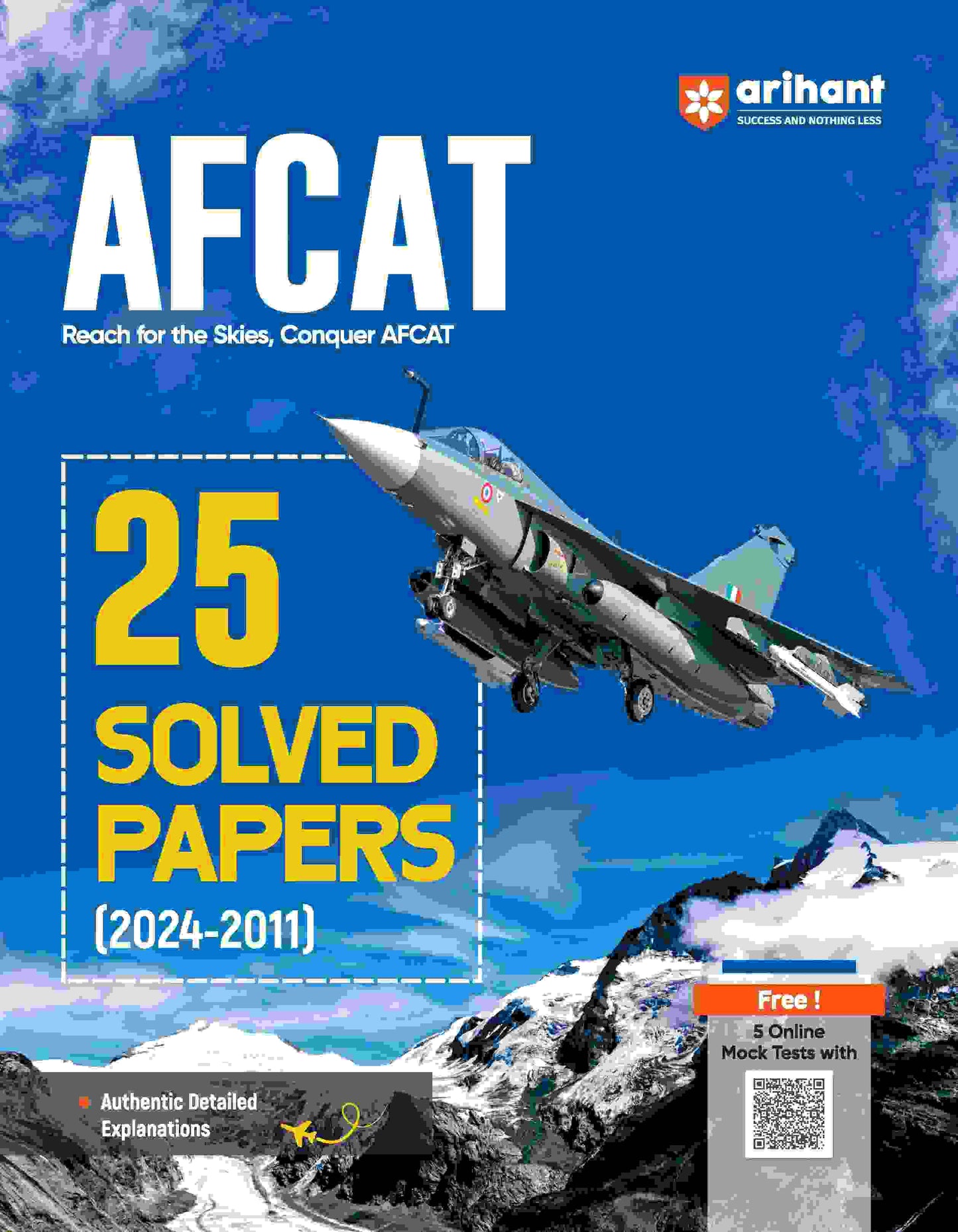 AFCAT | 25 Solved Papers (2024-2011) | English Medium