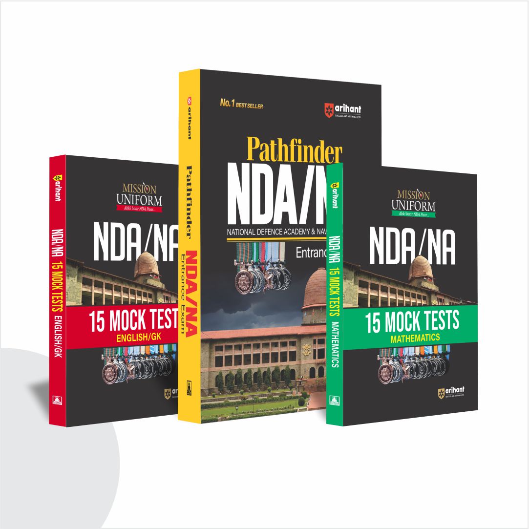 Combo Of NDA/NA Pathfinder + Mock Test | English Medium