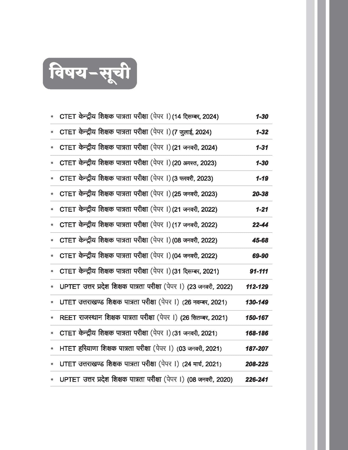 CTET & TETS 2025 - Class I-V - (Paper - 1) | Solved Papers 2024-2014 | Hindi Medium