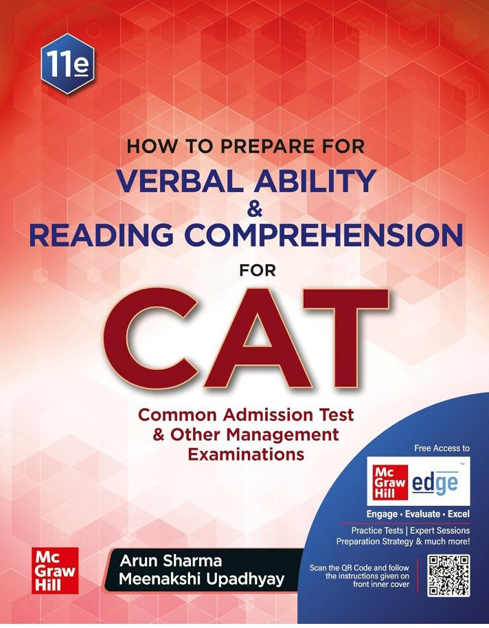 Verbal Ability & Reading Comprehension for CAT 2025 by Arun Sharma | 11th edition (latest) | VARC | CAT/ MBA
