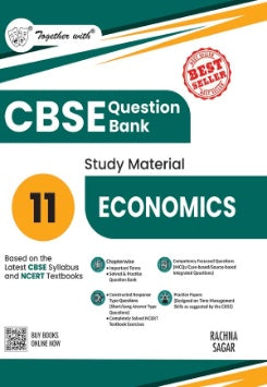 Together with CBSE Question Bank Class 11 Economics 2026 Board exams | Chapter wise CBQs & Practice Papers