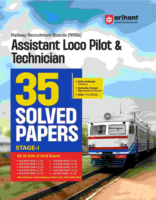 RRBs Assistant Loco Pilot & Technician Exam (Stage -I) | 35 Solved Papers | English Medium