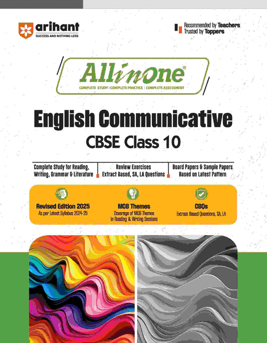 All In One CBSE English Communicative Class 10th | For CBSE Exams 2025 | Revised Edition 2025