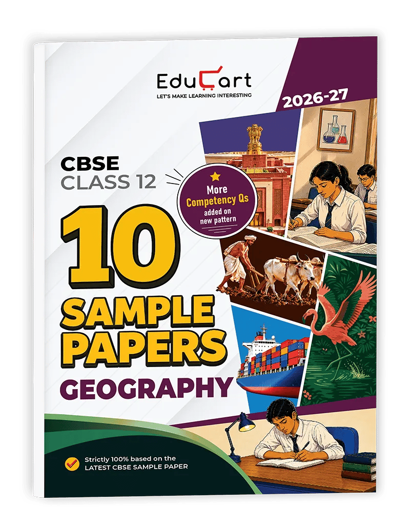 Educart CBSE Class 12 10 Sample Papers Geography 2026-27