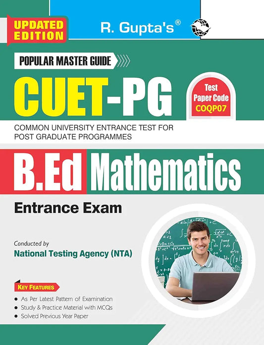 CUET-PG: B.Ed (MATHEMATICS) Entrance Exam Guide
2025th Edition