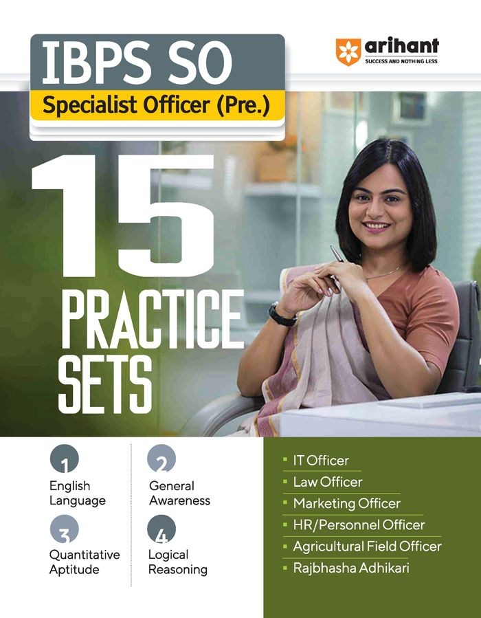 IBPS SO Specialist Officer Pre. Exam | 15 Practice Sets | English Medium