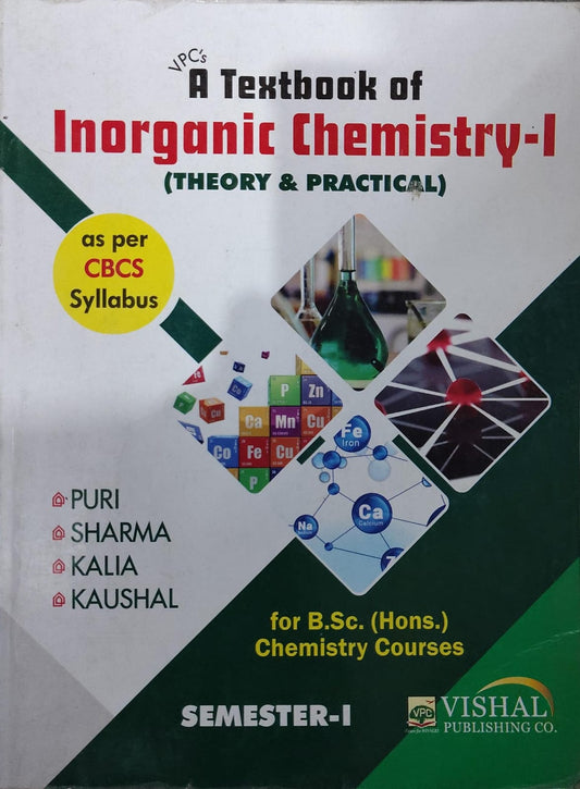 VPC's A Textbook of Organic Chemistry-III (Theory & Practical) - As Per CBCS Syllabus - Semester-IV - For http://B.Sc. (Hons.) Chemistry Courses - By M.K. Jain, S.C. Sharma & Amita - Vishal Publishing Co.