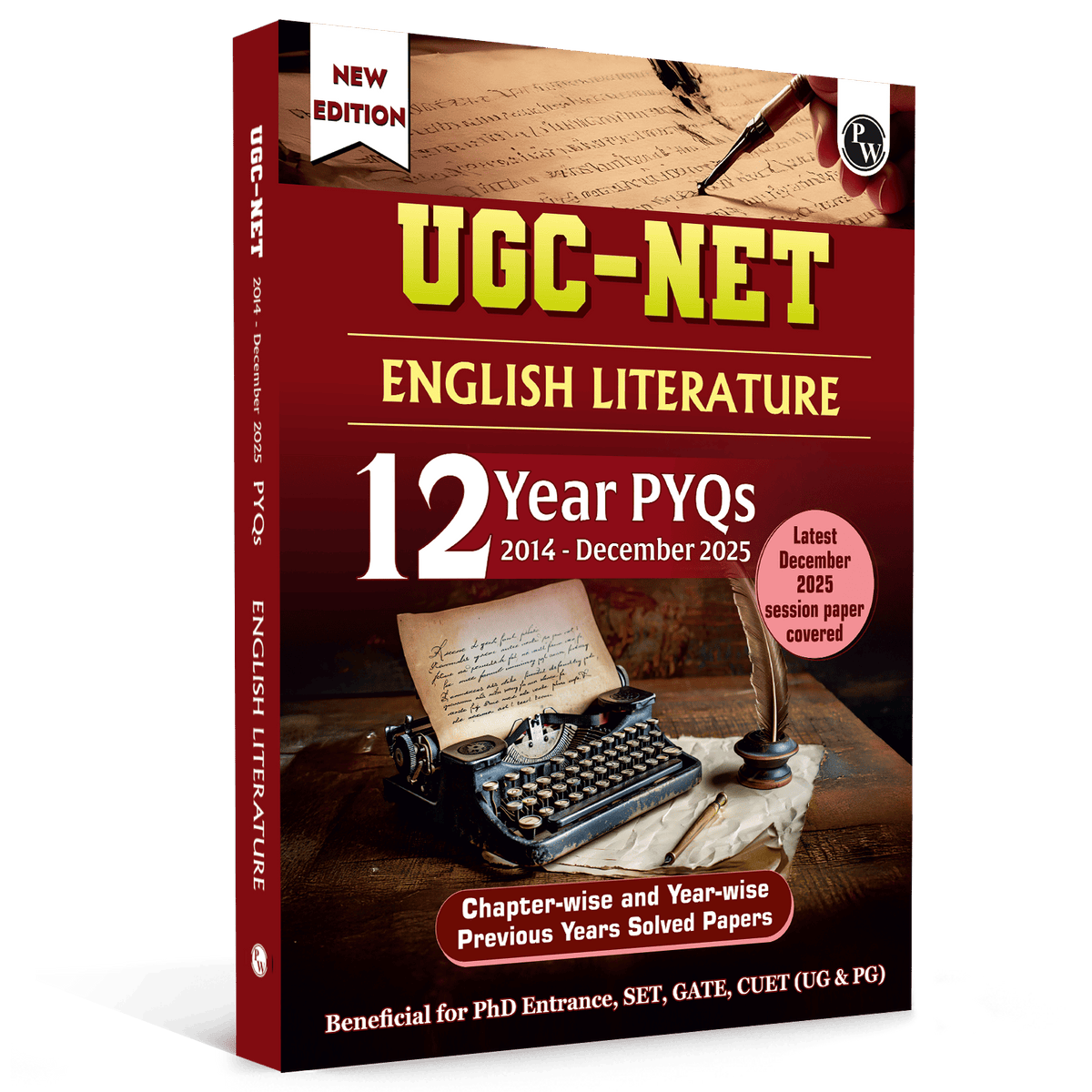 PW UGC NET English Literature PYQ 12 Years (2014-2025)|Latest December Session Paper Covered|Chapterwise & Yearwise Previous Year Solved Papers For Phd Entrance, SET, GATE, CUET UG & PG
By PW