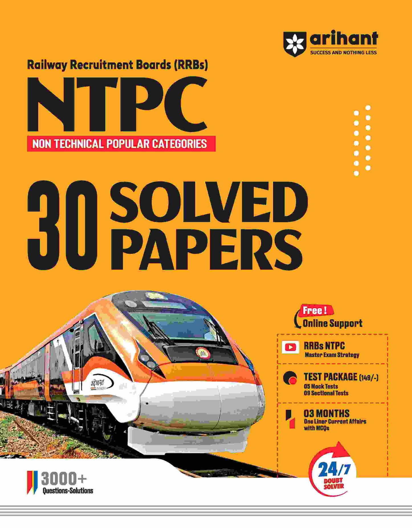 RRBs NTPCExam (Stage-I) | 30 Solved Papers | English Medium